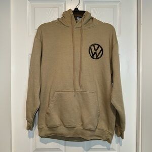 Tan Volkswagen Rabbit Racing Hoodie. Size M
